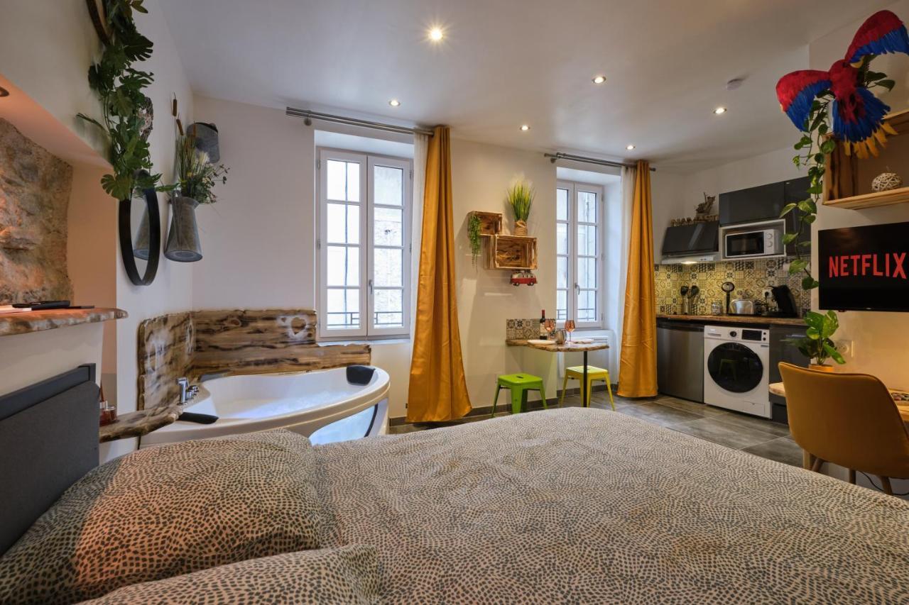 Place Carnot - Studio Tout Equipe Avec Jacuzzi Proche Toutes Commodites Carcassonne Exterior photo